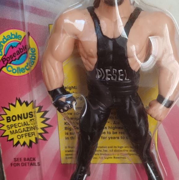 Official WWF Action Figure Wrestler Diesel - Picture 2 of 3